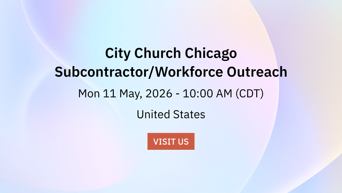 City Church Chicago Subcontractor/Workforce Outreach